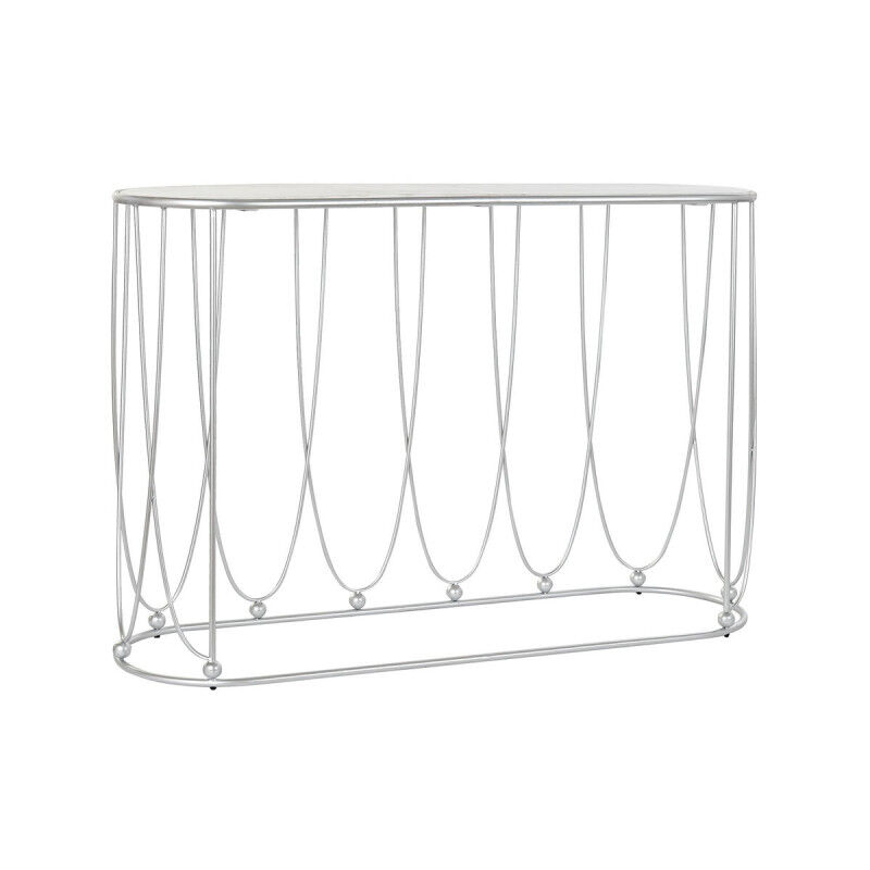 Meuble d'Entrée DKD Home Decor Blanc Argenté 115 x 35 x 78 cm