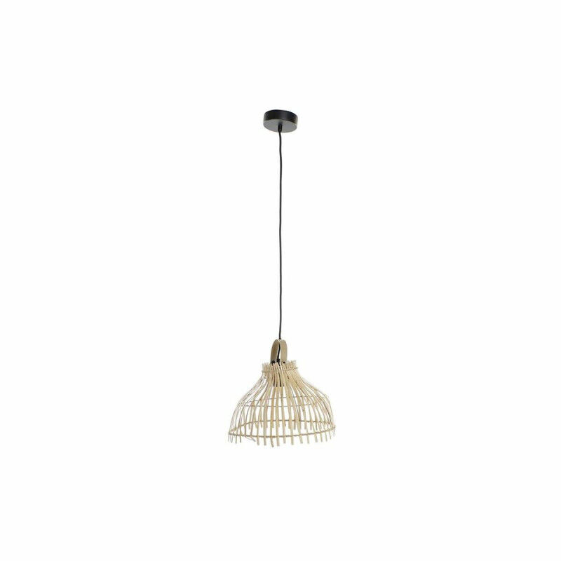 Suspension DKD Home Decor Marron Multicouleur Métal osier 50 W Urbaine 220 V 30 x 30 x 29 cm
