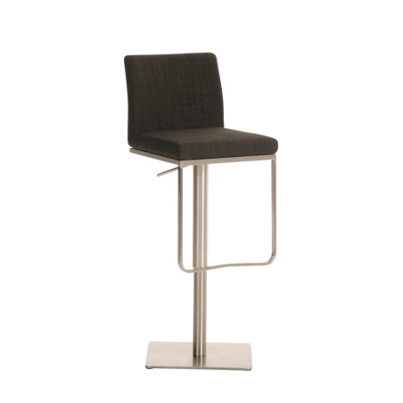 Tabouret de bar Panama E tissu gris foncé