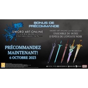 Sword Art Online Last Recollection - Jeu PS4