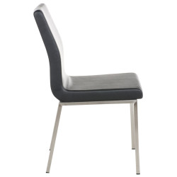 Lot de 2 chaises de salle à manger Colmar noires