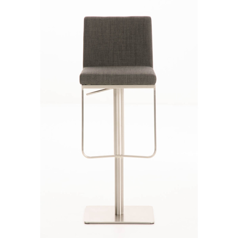 Tabouret de bar Panama E tissu gris foncé