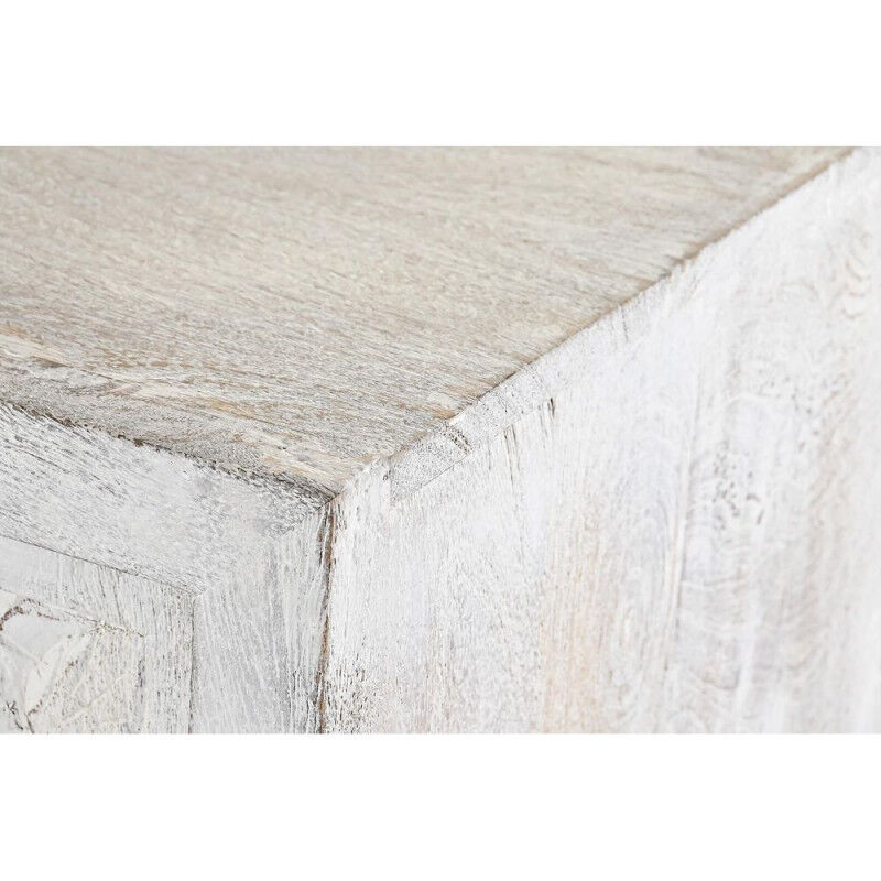 Buffet DKD Home Decor   Blanc Métal Bois de manguier 150 x 38 x 80 cm