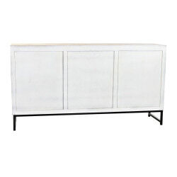 Buffet DKD Home Decor   Blanc Métal Bois de manguier 150 x 38 x 80 cm