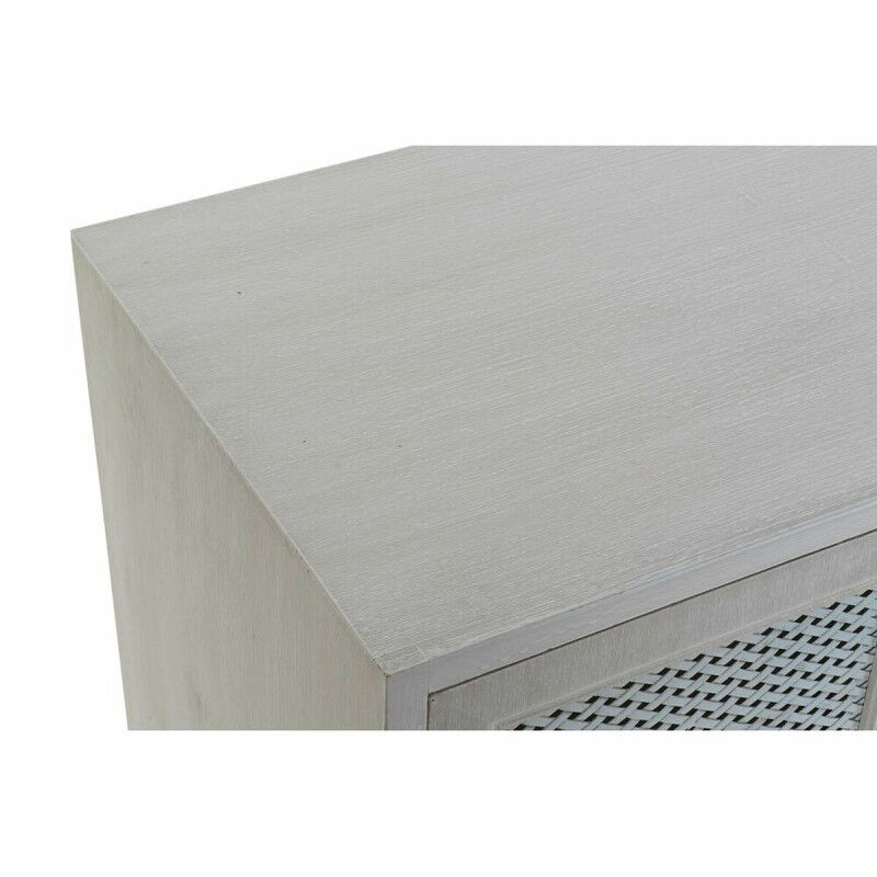 Buffet DKD Home Decor Blanc Bois MDF (110 x 41 x 64 cm)