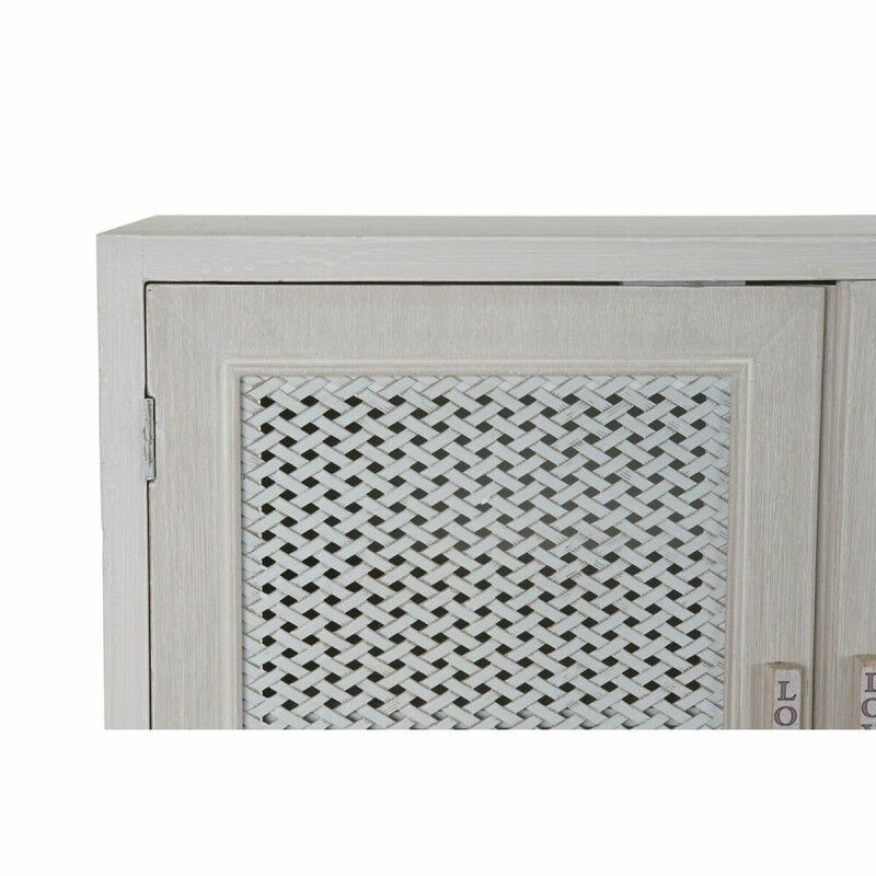 Buffet DKD Home Decor Blanc Bois MDF (110 x 41 x 64 cm)