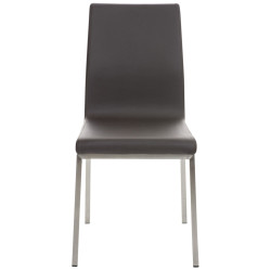 Lot de 2 chaises de salle à manger Colmar marron