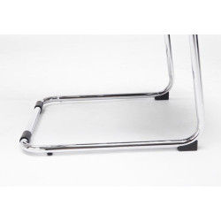 Lot de 2 chaises visiteurs Brenda gris