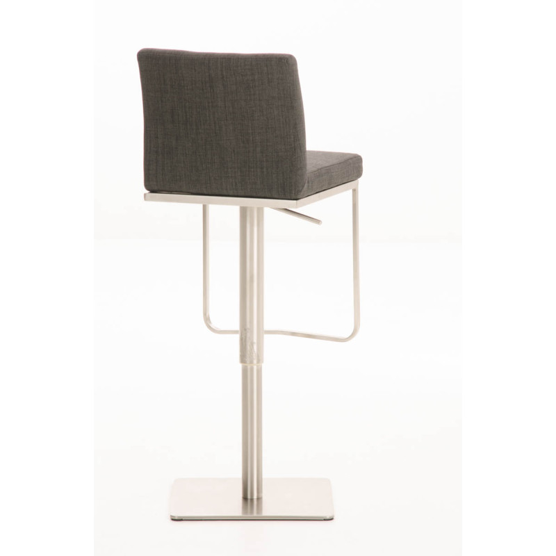 Tabouret de bar Panama E tissu gris foncé