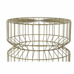 Petite Table d'Appoint DKD Home Decor Doré 40,5 x 40,5 x 46 cm