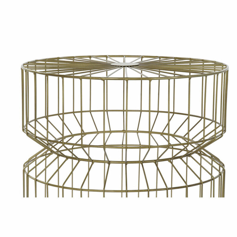 Petite Table d'Appoint DKD Home Decor Doré 40,5 x 40,5 x 46 cm