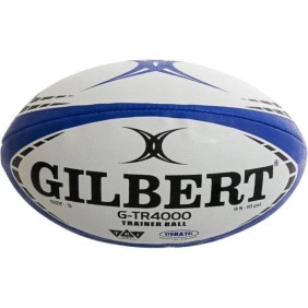 GILBERT Ballon de rugby taille 5 trainer, bleu marine