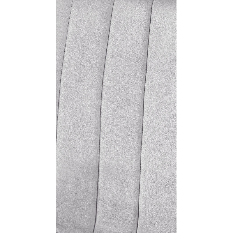 Ensemble de 4 chaises en velours gris Dijon