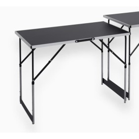 Lot de 3 tables a tapisser - MEISTER - Tables multifonctions - En aluminium - Hauteur réglable