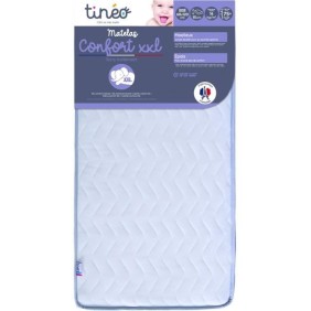 Matelas Bébé Confort XXL 60x120x15cm - Sans Traitement - Fabriqué En France - Garantie 2 Ans