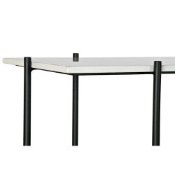 Meuble d'Entrée DKD Home Decor Blanc Noir 120 x 40 x 80 cm