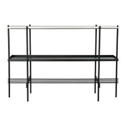 Meuble d'Entrée DKD Home Decor Blanc Noir 120 x 40 x 80 cm