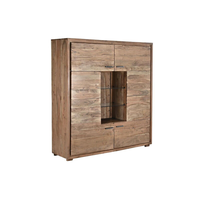 Armoire DKD Home Decor 145 x 40 x 153 cm Verre Marron Acacia