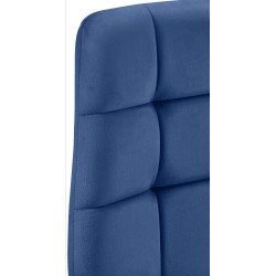 Lot de 4 chaises de salle à manger Antibes bleues