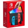 Console Nintendo Switch - Modele OLED • Bleu Néon & Rouge Néon