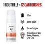 Bouteille d'encre - CANON - GI-53R - Rouge - Compatibilité PIXMA G650 et G550 - (4717C001)