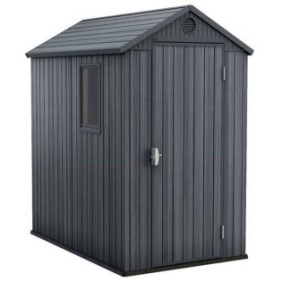 Keter Abri de jardin Darwin 46 Gris Aspect de bois 432439