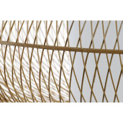 Suspension DKD Home Decor Blanc Naturel Bambou 40 W 83 x 83 x 40 cm