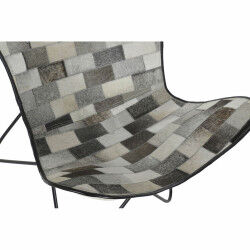 Chaise de Salle à Manger DKD Home Decor Blanc Noir Beige Gris 74 x 70 x 90 cm