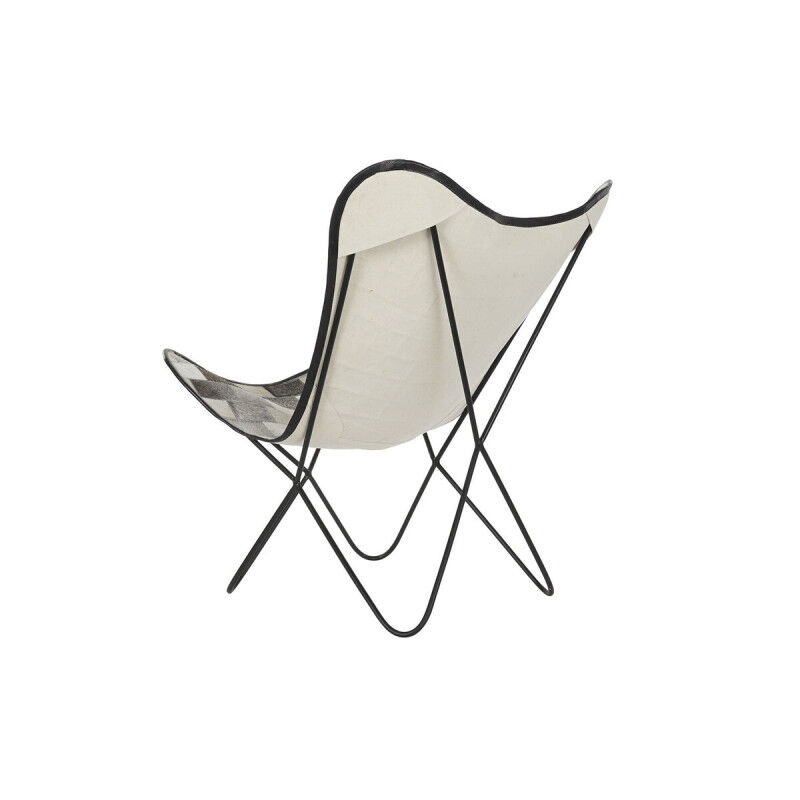 Chaise de Salle à Manger DKD Home Decor Blanc Noir Beige Gris 74 x 70 x 90 cm