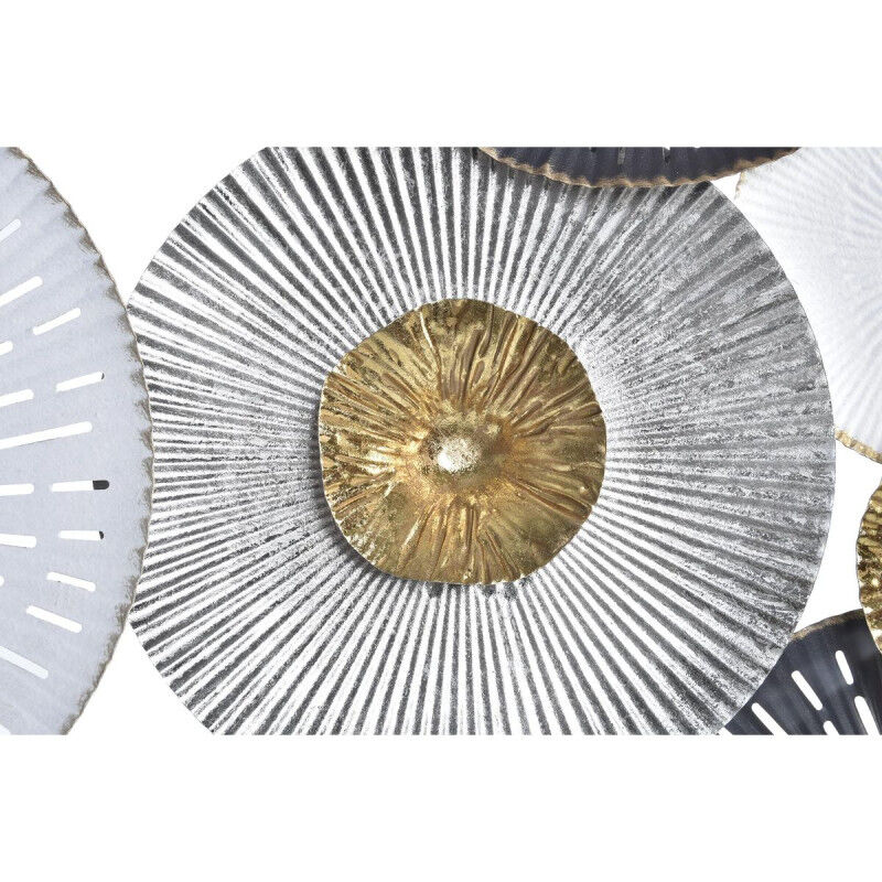 Décoration murale DKD Home Decor Multicouleur Sphère 80 x 4,5 x 80 cm Urbaine