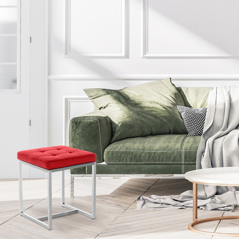 Tabouret Barci rouge