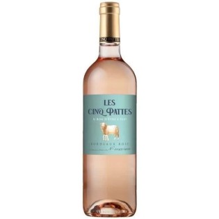 Les Cinq Pattes Bordeaux - Vin rosé de Bordeaux