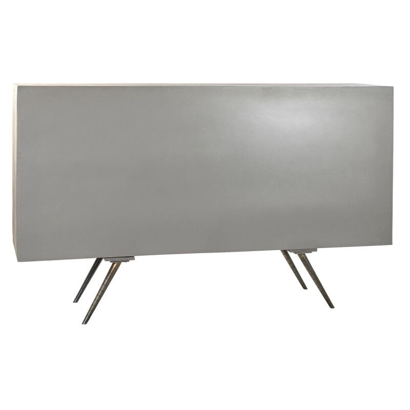 Buffet DKD Home Decor Gris Doré Métal Blanc Bois de manguier (152 x 43 x 84 cm)