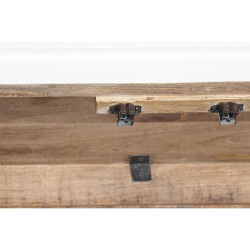 Présentoir DKD Home Decor 110 x 45 x 200 cm Verre Aluminium Bois de manguier