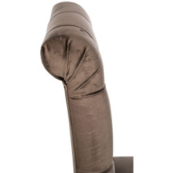 Lot de 2 chaises de salle à manger Lisburn en velours marron