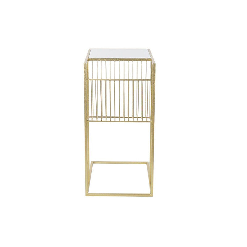 Porte-revues DKD Home Decor Doré Métal Miroir 48 x 35 x 71 cm