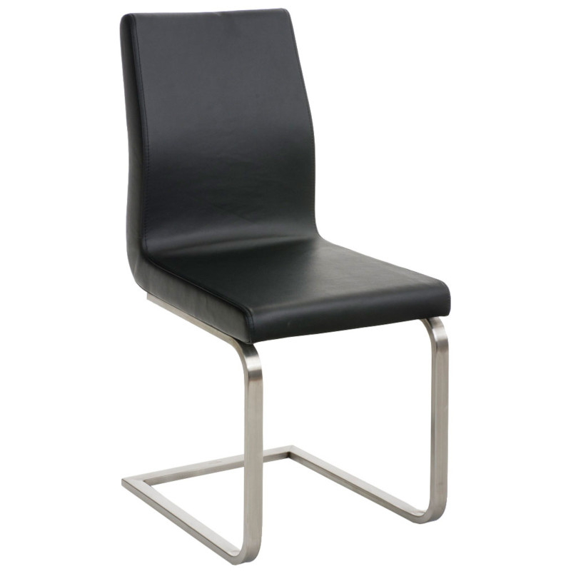 Lot de 2 chaises de salle à manger Belfort noires