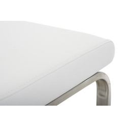 Lot de 2 chaises de salle à manger Belfort blanches