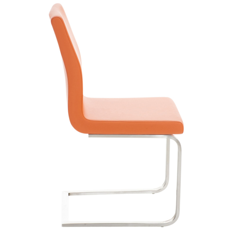 Lot de 2 chaises de salle à manger Belfort orange