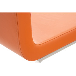 Lot de 2 chaises de salle à manger Belfort orange