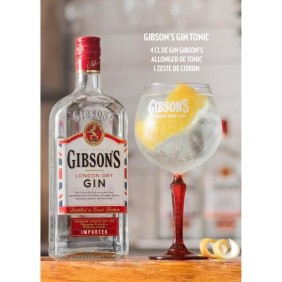 London dry gin 70 cl Gibson's