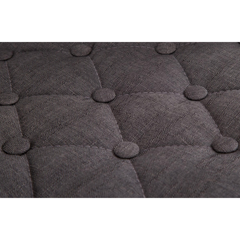Tabouret de bar Dublin FABRIC C gris foncé
