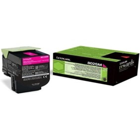 Cartouche de toner MAGENTA Lexmark Toner 802SM - 80C2SM0 - 2?000 pages