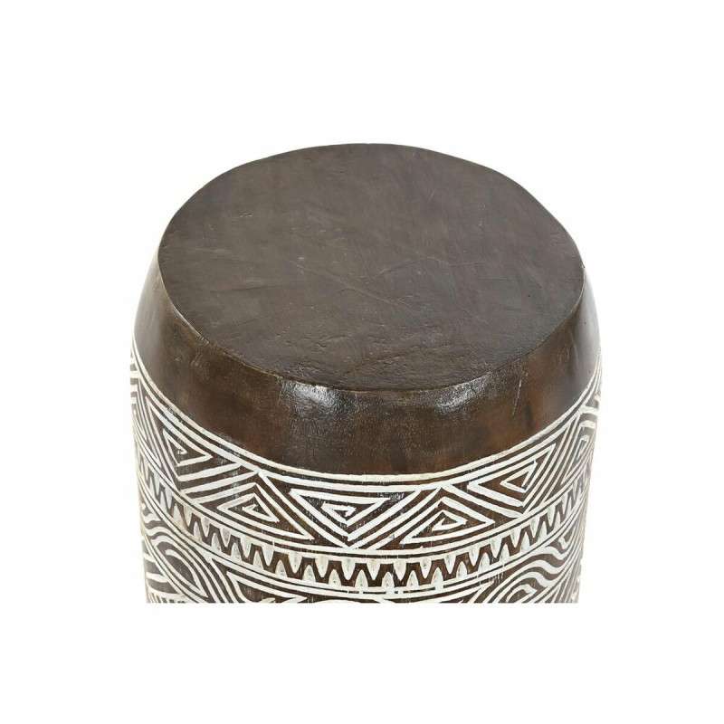 Table d'appoint DKD Home Decor Blanc Naturel 28 x 28 x 50 cm 29 x 29 x 50 cm