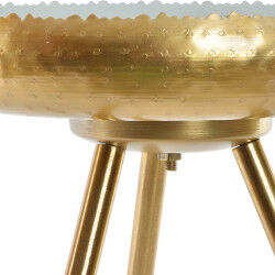 Table d'appoint DKD Home Decor Bleu Métal Laqué (43 x 43 x 61 cm)