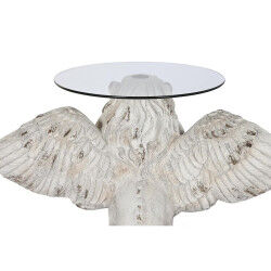 Table d'appoint DKD Home Decor Gris Verre Magnésium 96 x 52 x 62 cm