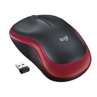 Souris sans fil - Logitech - M185 - Optique - Rouge