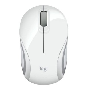 Souris mini - Sans fil - Logitech - M187 - Optique - Blanc