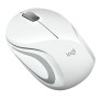 Souris mini - Sans fil - Logitech - M187 - Optique - Blanc