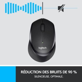 Souris - Sans fil - Logitech - M330 Silent - Silencieuse - Noir